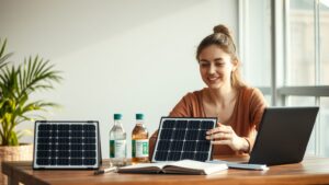 Icon for portable solar panels topic